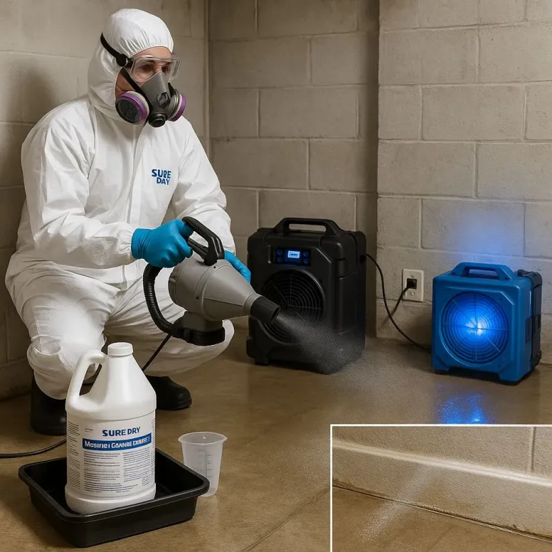 Sanitization and Odor Removal process in Kent Acres, DE